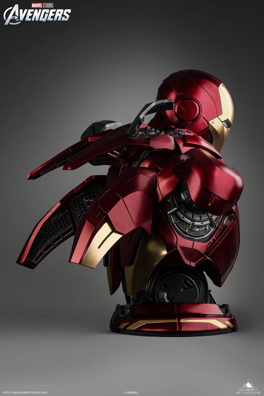 Queen Studios Iron Man Mark 7 Lifesize Bust – Vvip Toys